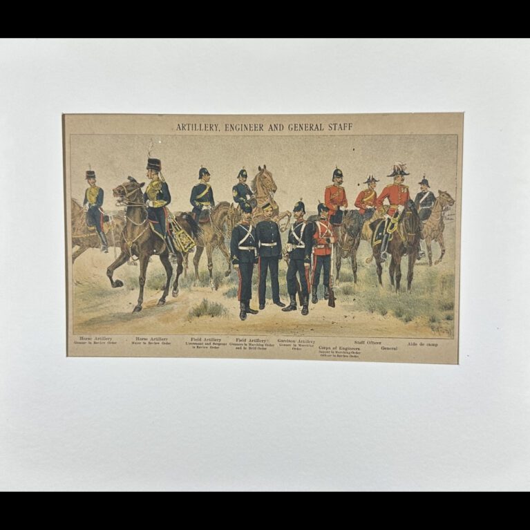 ARTILLERY ENGINEER AND GENERAL STAFF