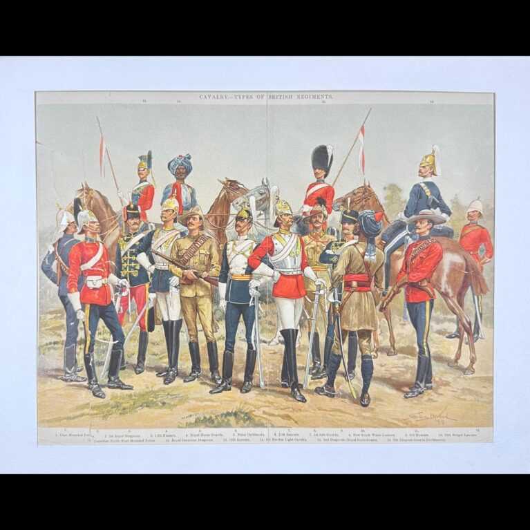 CAVALRY — TYPES OF BRITISH REGIMENTS