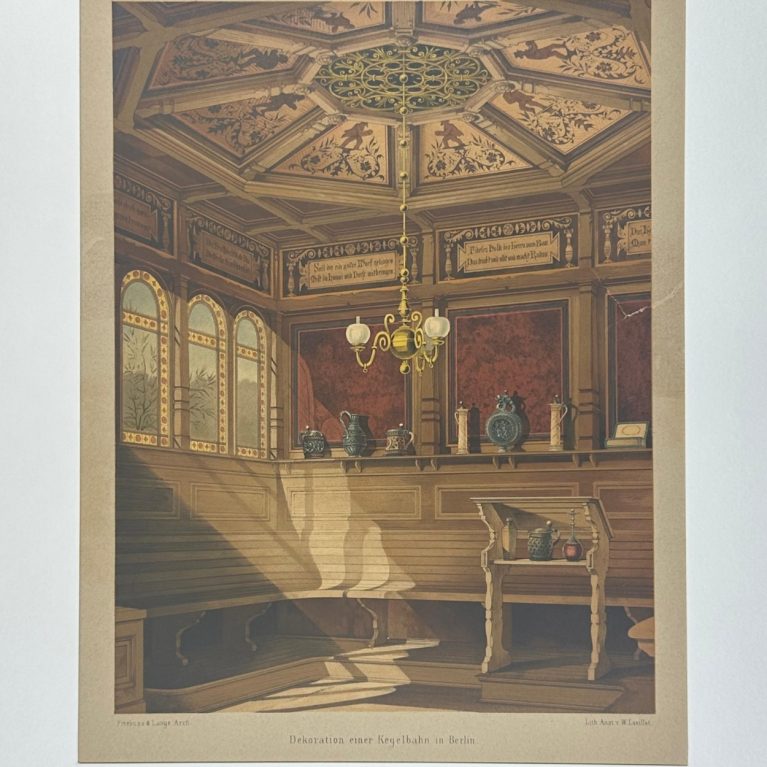 DEKORATION EINER KEGELBAHN IN BERLIN