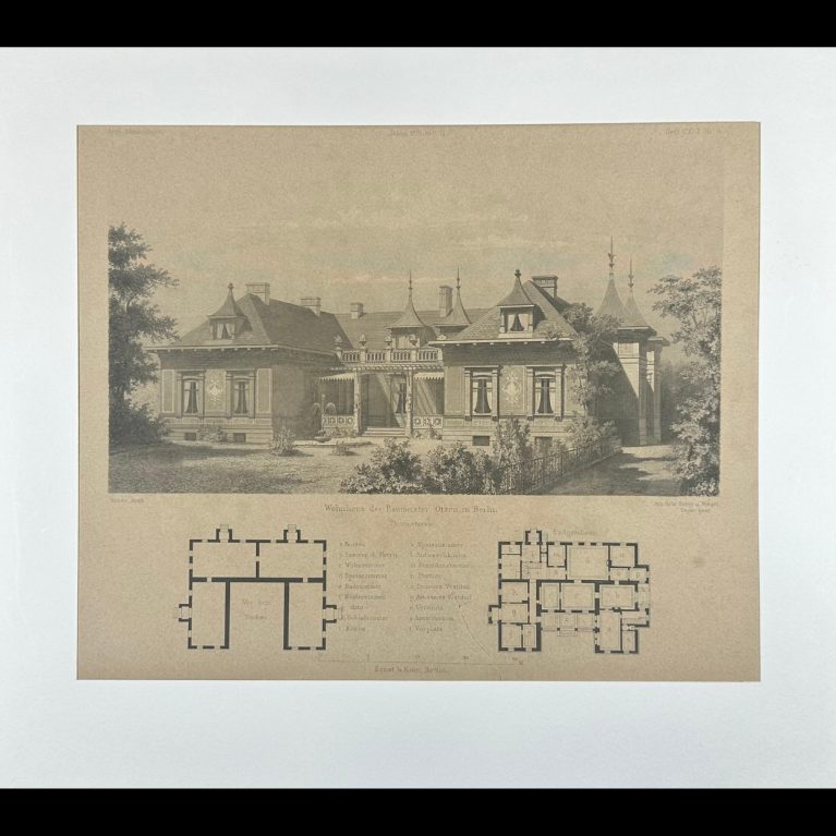 WOHNHAUS DES BAUMEISTER OTZEN IN BERLIN