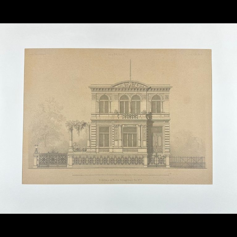 WOHNHAUS IN BERLIN, KÖNIGGRÄTZER STR. NO. 2