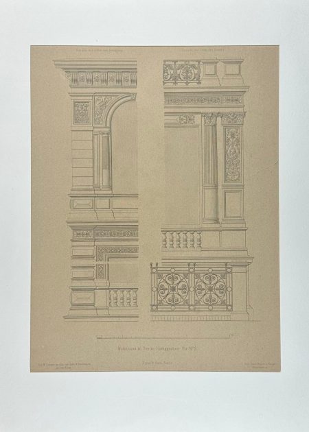 WOHNHAUS IN BERLIN, KÖNIGGRÄTZER STR. NO. 2 – ARCHITECTURAL DETAILS