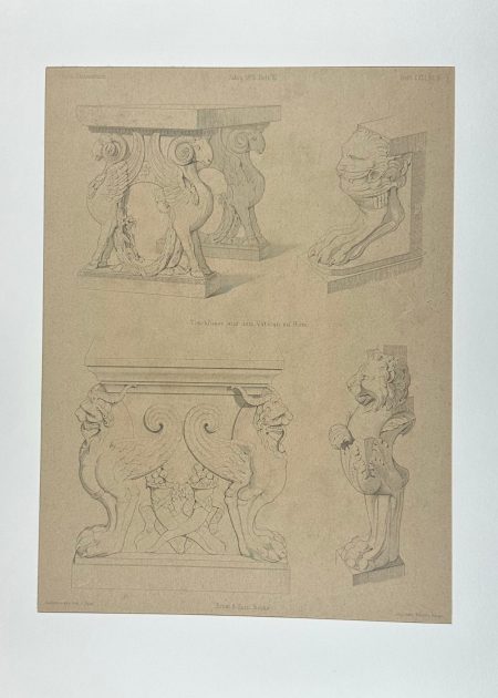 TISCHFUSSE AUS DEM VATICAN ZU ROM