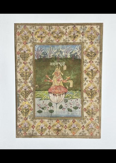 GODDESS BHAVNESHWARI ON LOTUS