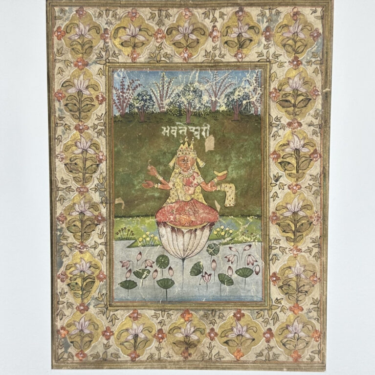 GODDESS BHAVNESHWARI ON LOTUS