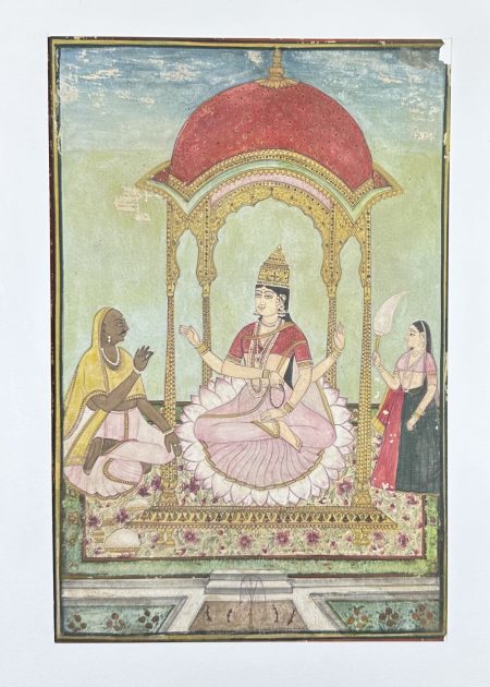 GODDESS LAKSHMI IN DIVINE AUDIENCE