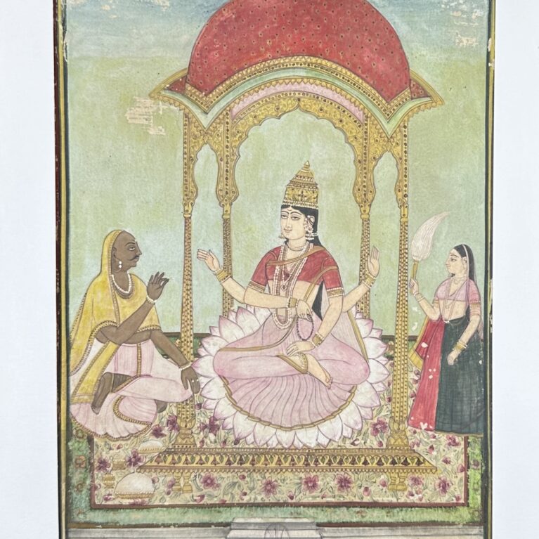 GODDESS LAKSHMI IN DIVINE AUDIENCE