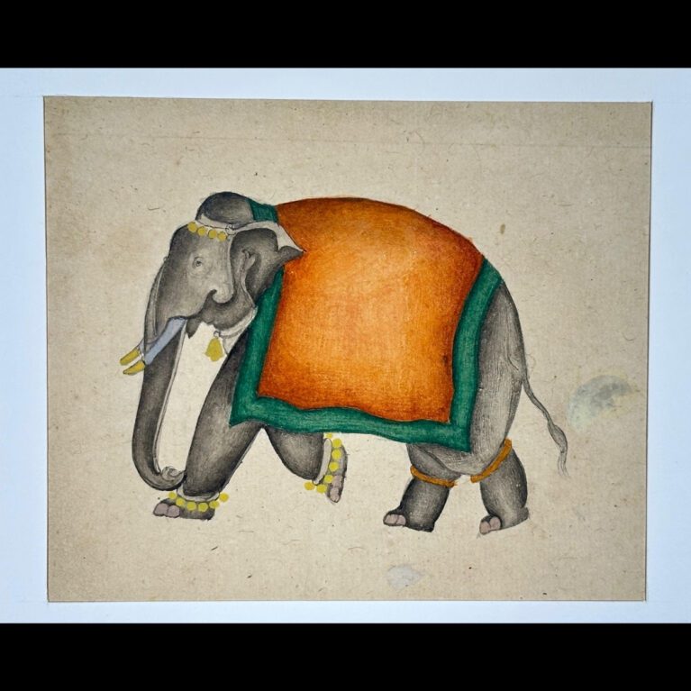 CAPARISONED ELEPHANT