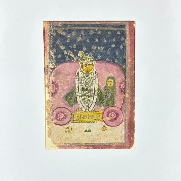 SHRINATHJI WITH DEVOTEE