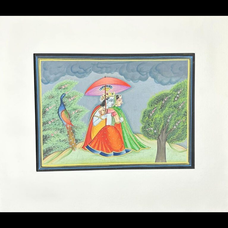 KRISHNA AND RADHA IN MONSOON BLISS
