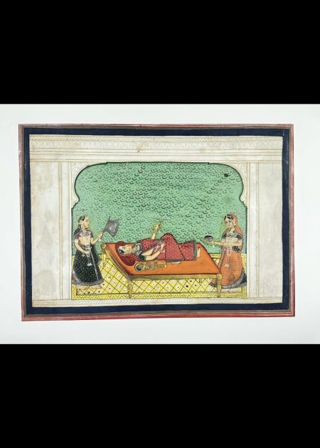 YASHODHA AND KRISHNA WITH ATTENDANTS (BIRTH OF KRISHNA)