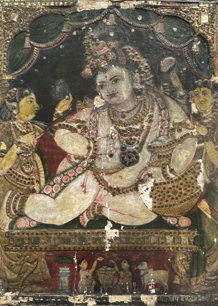 RAJA SEATED IN ROYAL SPLENDOR