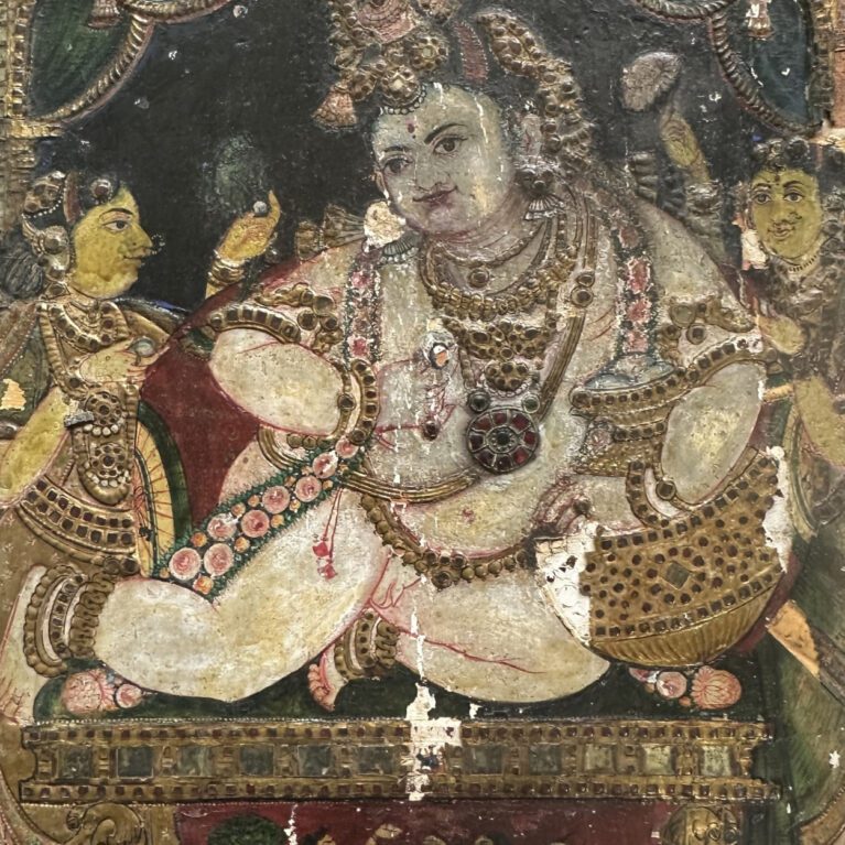 RAJA SEATED IN ROYAL SPLENDOR