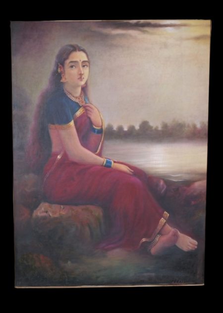 WOMAN BY THE RIVERSIDE