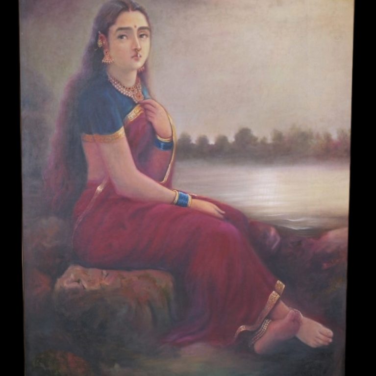 WOMAN BY THE RIVERSIDE