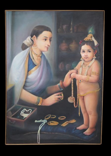 YASHODA ADORNING KRISHNA