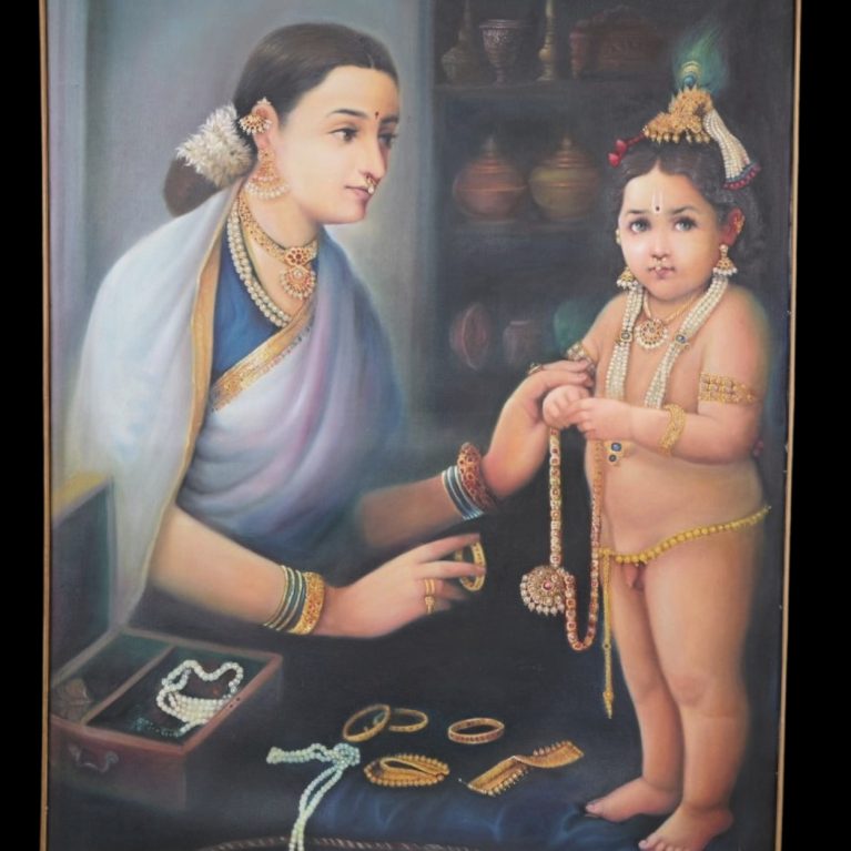 YASHODA ADORNING KRISHNA