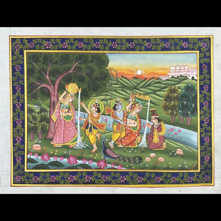 KRISHNA WITH GOPIS