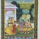KRISHNA WITH BALRAM AND GOPIS