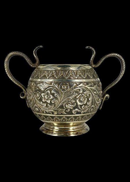 SILVER SUGAR POT