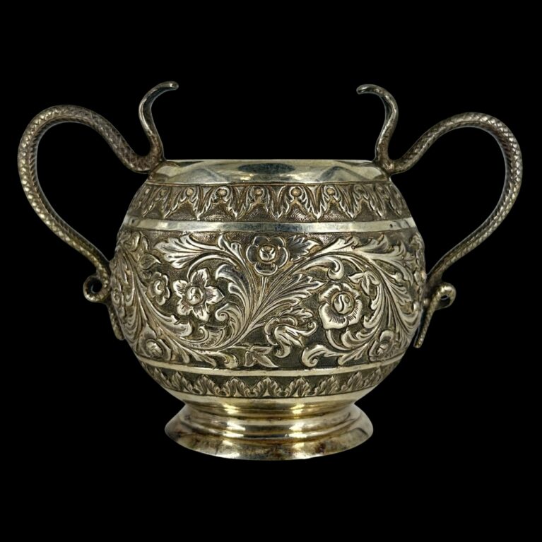 SILVER SUGAR POT