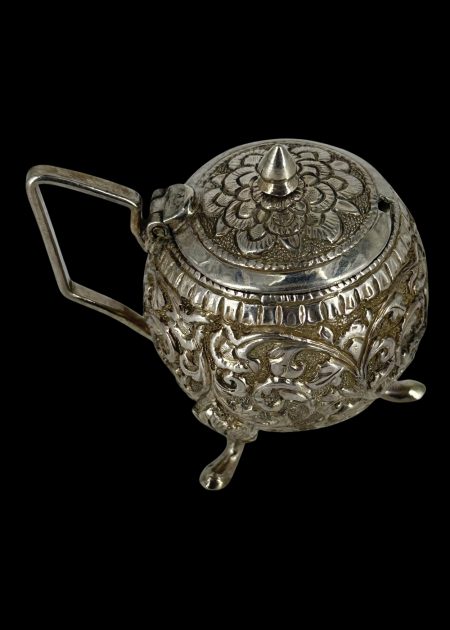 SILVER SUGAR POT