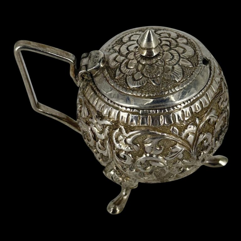 SILVER SUGAR POT