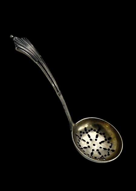 SILVER TEA STRAINER SPOON