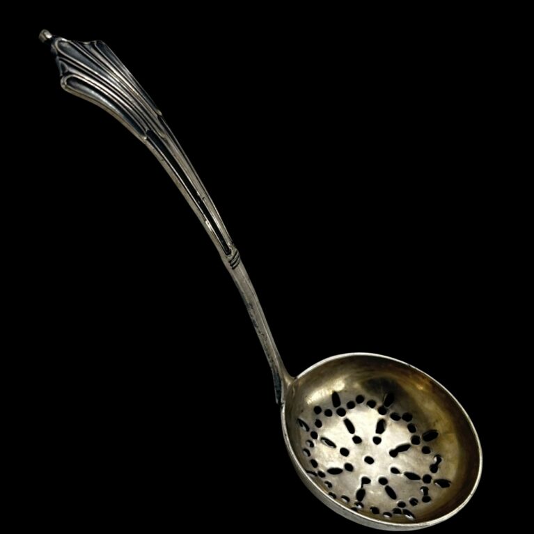 SILVER TEA STRAINER SPOON