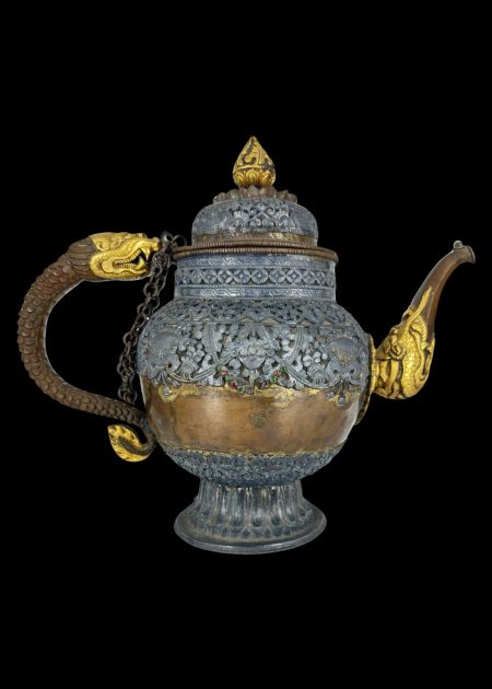 SILVER RITUAL TEAPOT NEPAL