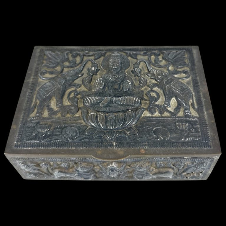 LAKSHMI SILVER REPOUSSE BOX