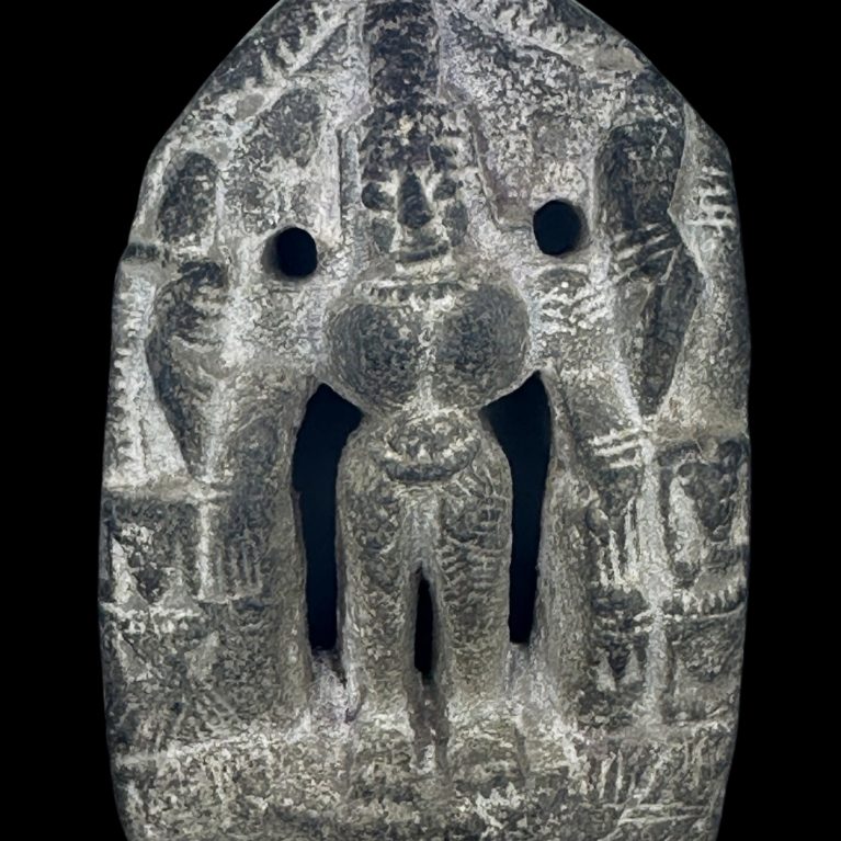 NORTH INDIAN DEVOTIONAL STONE RELIEF