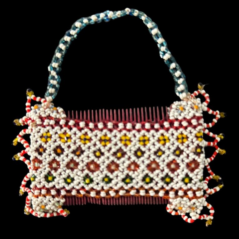 BEADED DECORATIVE HAIR COMB