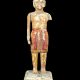 CEREMONIAL WOODEN FIGURE IN RED GARMENT