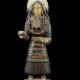 TRADITIONAL CLOTH FIGURINE WITH ORNATE HEADDRESS