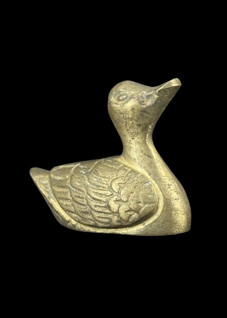 GOLDEN DUCK FIGURINE
