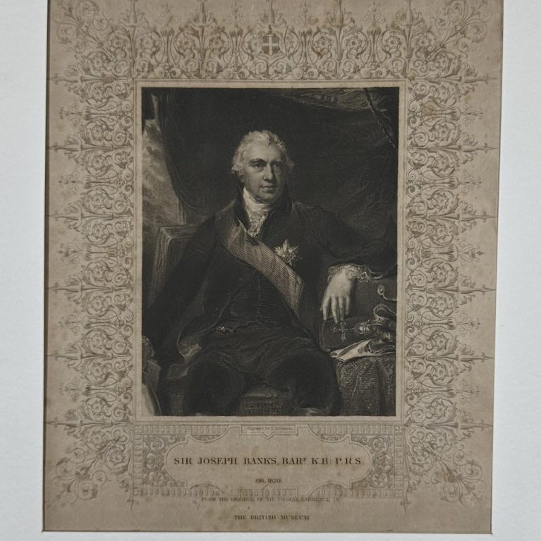 SIR JOSEPH BANKS, BART. K.B.: P.R.S. (Ob. 1820)