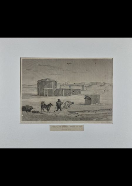 ESKIMAUX HOUSE, BUILT OF ICE (IGLOOLIK 1822)