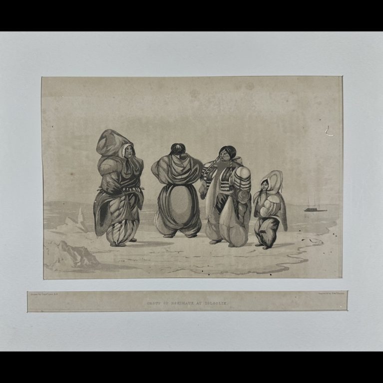 GROUPE OF ESKIMAUX AT IGLOOLIK