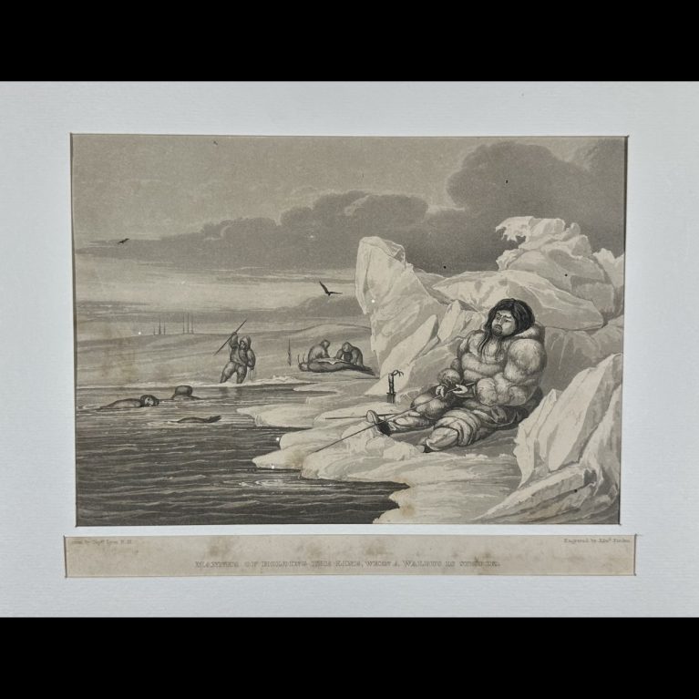 MANNER OF HOLDING THE LINE, WHEN A WALRUTS IS STRUCK