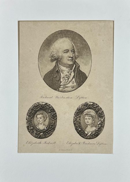 RICHARD WARBURTON LYTTON / ELIZABETH JODRELL / ELIZABETH BARBARA LYTTON