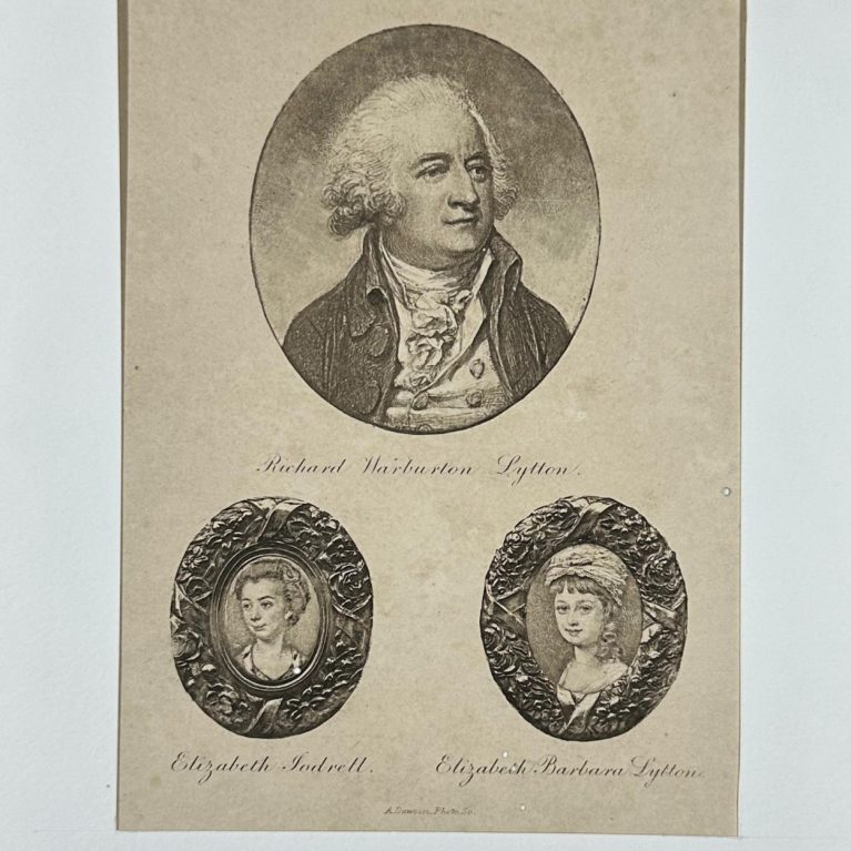 RICHARD WARBURTON LYTTON / ELIZABETH JODRELL / ELIZABETH BARBARA LYTTON