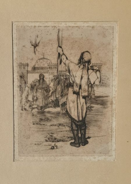 SAGITTARIUS SHOOTS A WATERFAWL