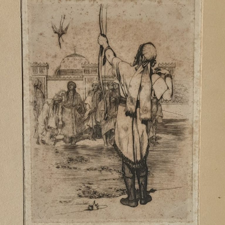 SAGITTARIUS SHOOTS A WATERFAWL