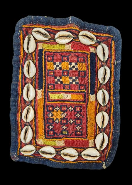 TRADITIONAL BANJARA HANDCRAFTED EMBROIDERY TEXTILE WITH COWRIE SHELLS