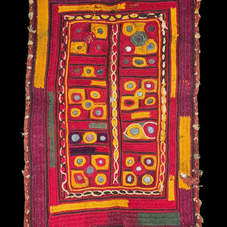 BANJARA HANDCRAFT EMBROIDERED TEXTILE WITH MIRROR WORK