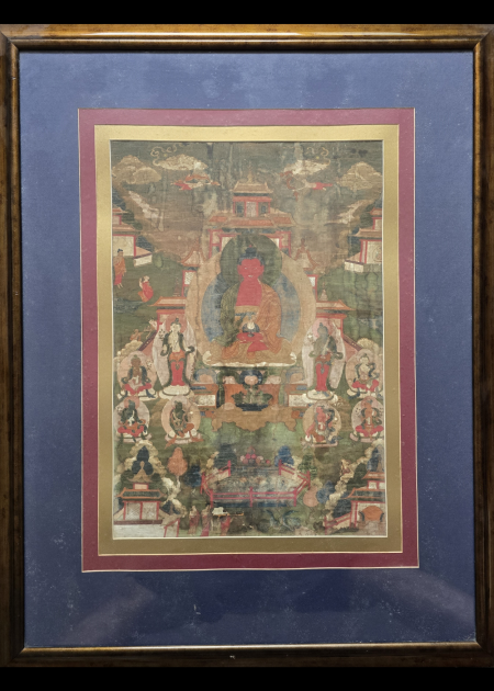 TIBETAN THANGKA OF AMITABHA BUDDHA