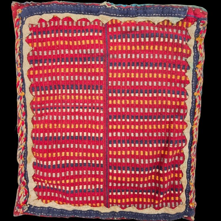 BANJARA HANDCRAFT TEXTILE WITH STRUCTURED DESIGN AND GRID PATTERN