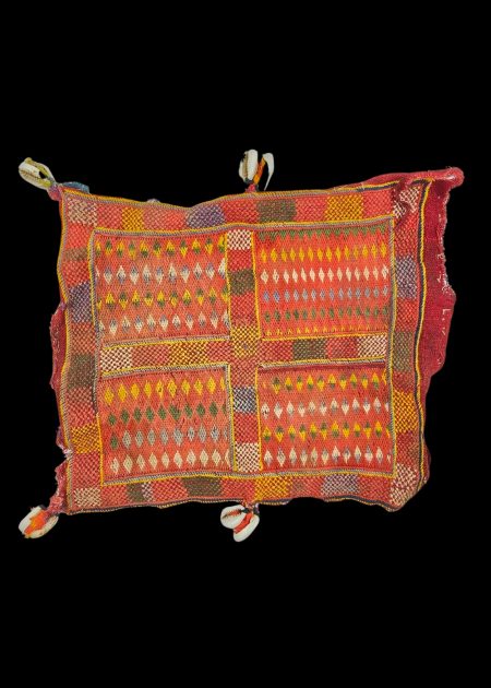 BANJARA HANDCRAFTED TEXTILE WITH SMALL COWRIE SHELLS AT THE CORNERS