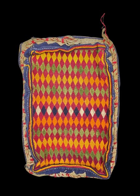 BANJARA HANDCRAFTED TEXTILE WITH A VIBRANT DIAMOND-PATTERN DESIGN